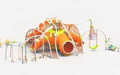 游乐设施“疯狂的乌龟”