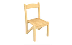 可堆叠实木N形椅