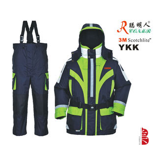 户外科技浮力救生多功能钓鱼服