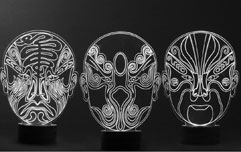 “百变风景”LED多功能创意插片灯