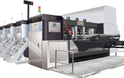 上印高速水性印刷模切堆叠机