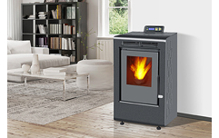 生物质真火颗粒取暖壁炉