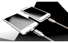 Aluminum Braided Magnetic usb cables-金属编织磁吸附数据线