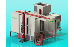 ColorEASY系列PVC材质快速换色自动喷粉房系统
